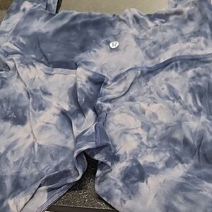 lululemon athletica Blue Tie-Dye Leggings